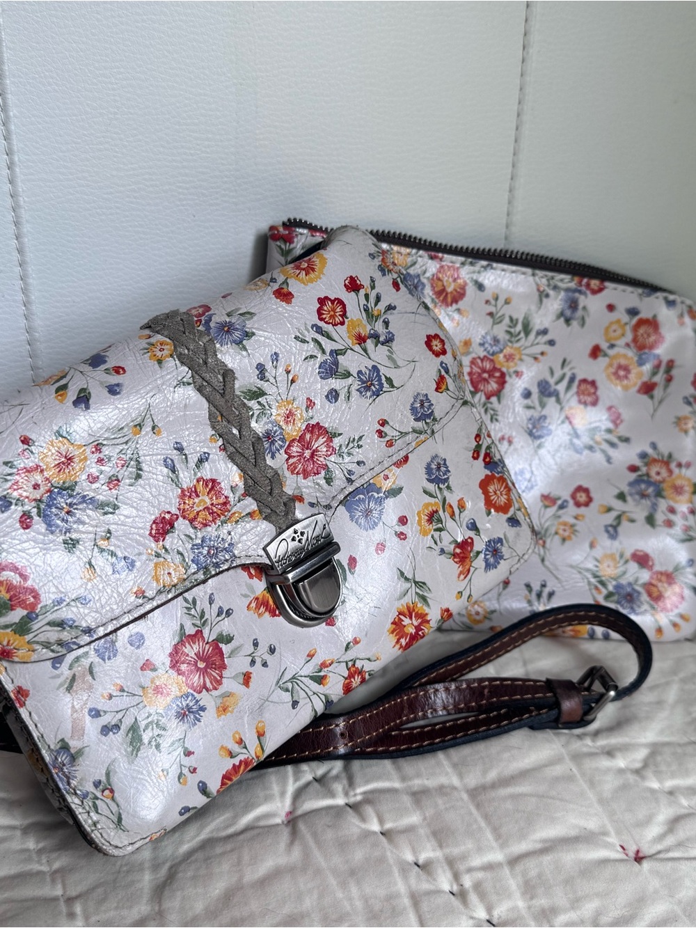 Patricia Nash Mini Meadows Crossbody and Clutch Set